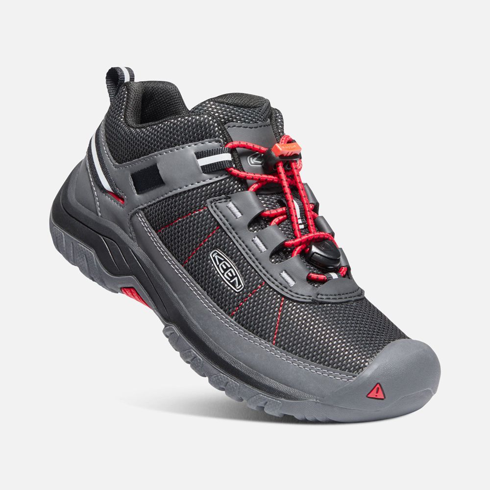 Keen Spor Ayakkabı Çocuk Gri/Kırmızı - Targhee Sport Vent Shoes - Türkiye MXGV03129